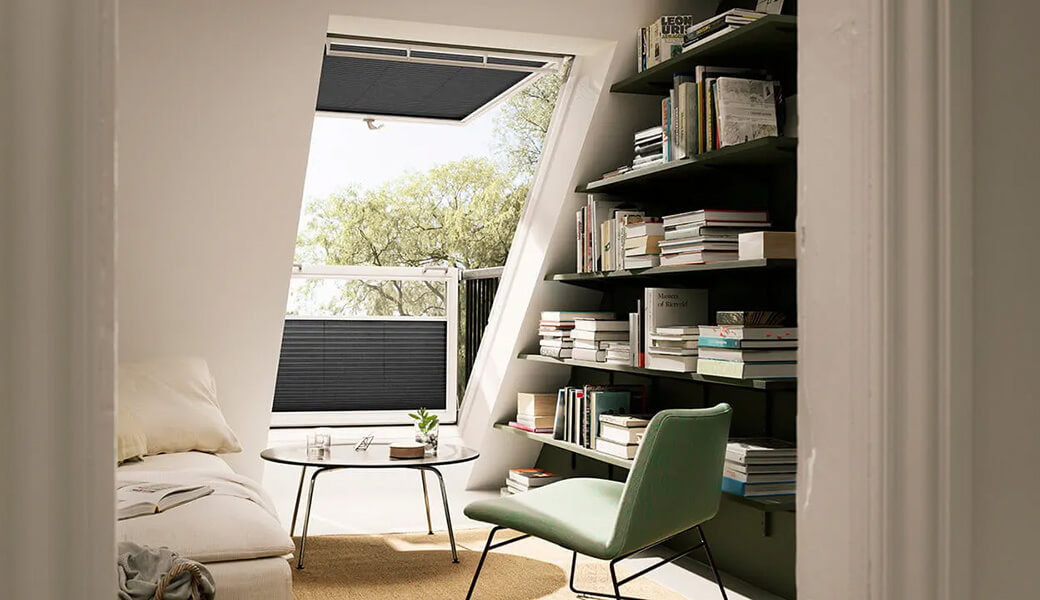 VELUX Balcony in bedroom